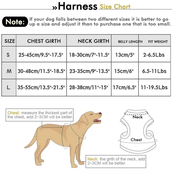 Harness and Leash set for Small Dog or Cat Black & White Polka Dots - Picture 4 of 7